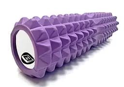 Массажный ролик EasyFit Grid Roller 45 см v.2.2 Фиолетовый