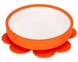 Тарелочка силиконовая Baboo, оранжевый (90428)