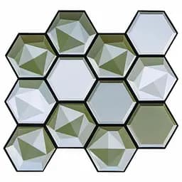 Декоративная ПВХ плитка на самоклейке 280х300х5мм Соты, цена за 1 шт. (СПП-502) SW-00000666