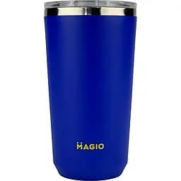 Термокружка Magio MG-1040B 400 мл голубая (1040BМG)