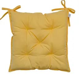 Подушка на стілець Прованс, 40х40 см, жовтий (14863)