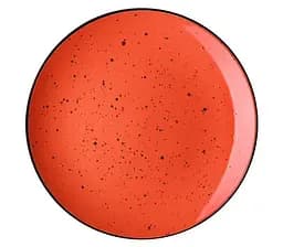 Тарілка десертна Ardesto Bagheria Warm apricot, 19 см, помаранчевий (AR2919CGC)