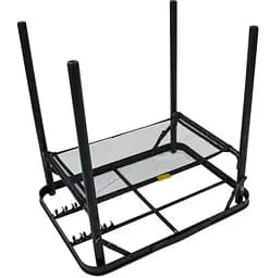 Стіл Bo-Camp Garland 60x45 cm Black/Wood look (1404195) (DAS303266) - мініатюра 4