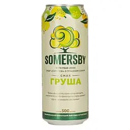 Сидр Somersby с грушевым соком 4.7% ж/б 0.5 л