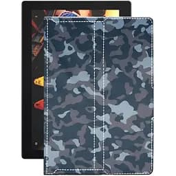 Чехол StatusCASE из экокожи для планшета Lenovo Tab 3 Plus X70L Хаки-синий