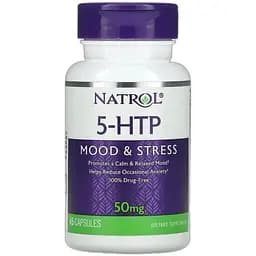 Амінокислота Natrol 5-HTP 50 мг 45 капсул