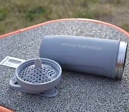 Шейкер спортивний SmartShake металевий Reforce Stainless Steel 30oz/900 мл Gray (11150003) - мініатюра 3
