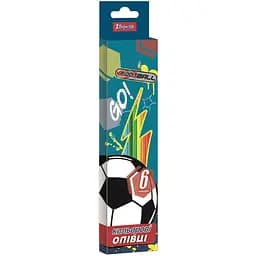 Карандаши цветные 1 Вересня Team football, 6 цветов (290630)