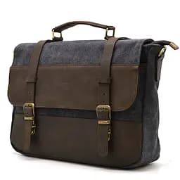 Кожаная мужская сумка TARWA 36х27х10 см sum0026086