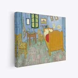 Інтер'єрна картина Спальня в Арлі, Вінсент ван Гог, Vincent van Gogh, The Bedroom, інтер'єрний декор, 60×77 см (id6656) - мініатюра 2