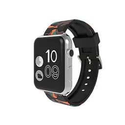 Ремінець Creasted для годинника Apple Watch 38 мм 40 мм силіконовий з пряжкою, Camouflage with orange - мініатюра 2