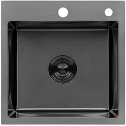 Кухонная мойка Kroner KRP Schwarze - 4545HM PVD (3.0/1.0 мм) (CV033856)
