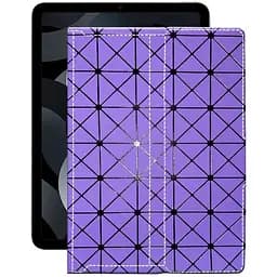 Чехол StatusCASE из экокожи для планшета Apple iPad Air 5 2022 Фиолетовый ромб