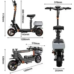 Електросамокат Cruzzer M4 Max (1000W 48V 21Ah) - мініатюра 9