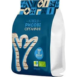 Хлебцы рисовые Екород органические 60 г