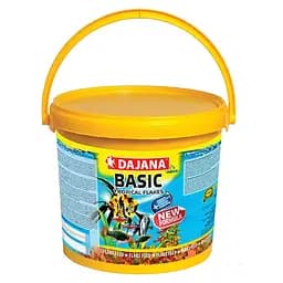 Корм Dajana Tropica Basic для всіх видів акваріумних риб у пластівцях 1 кг