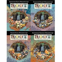 Настольная игра Geekach Games Набор из 4 буклетов Root RPG - Быстрый старт (укр.) (GKRP0029+3)