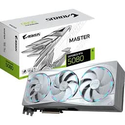Видеокарта AORUS GeForce RTX 5080 MASTER ICE 16GB (GV-N5080AORUSM ICE-16GD) EU [127181]