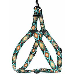 Шлея для собак BronzeDog Urban Орнамент ромби S 40-53 см