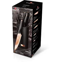 Набір ножів Berlinger Haus Black Rose Collection, чорний з рожевим золотом (BH 2651) - мініатюра 3