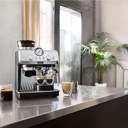Рожкова кавоварка еспресо Delonghi La Specialista Arte EC 9155.MB - мініатюра 5