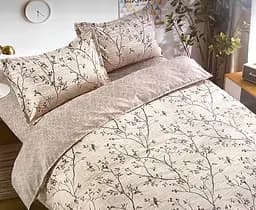 Постельное белье сатин Laura-Grand 21 евро комплект цветочный принт