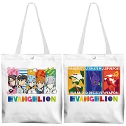 Шопер эко-сумка Евангелион Evangelion 33 х 37 см двухсторонний