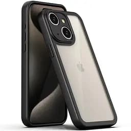 Чехол Epik TPU Transparent + Colour 1.5 мм для Apple iPhone 14, 6.1 Black