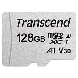 Карта пам'яті Transcend 128GB microSDXC UHS-I/U3 Class 10 300S A1 + SD-adapter (TS128GUSD300S-A) - мініатюра 2