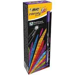 Фломастеры BIC Intensity Fine 12 шт. фиолетовые (942066)