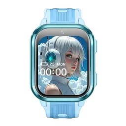 Дитячий розумний смарт годинник Lemfo D58 з GPS трекером, 4G сім картою, прослушкою, відеодзвінками та YouTube, TikTok, WhatsApp Синій - мініатюра 2