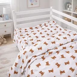 Пододеяльник бязь MirSon Mini Bear 110х140 см (2200012581704)