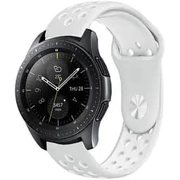 Спортивний ремінець Primo Perfor Sport годинника для Samsung Galaxy Watch 42 мм (SM-R810) Grey White