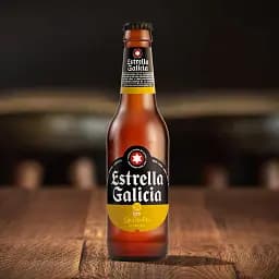 Упаковка пива Estrella Galicia світле без глютену 5.5% 1.98 л (0.33 л x 6 шт.) - мініатюра 3