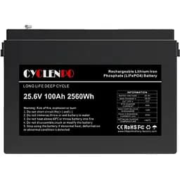 Акумулятор Cyclen 25.6V 100AH LiFePo4 - мініатюра 2