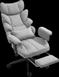 Офісне крісло GT Racer сіре (B-2511 Fabric Gray) - мініатюра 4