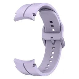 Ремінець для Samsung Galaxy Watch 6 40mm 6 44mm - фіолетовий ширина кріплення 20мм силікон Watchbands Five Classic (W10-4WB39006028) - мініатюра 3