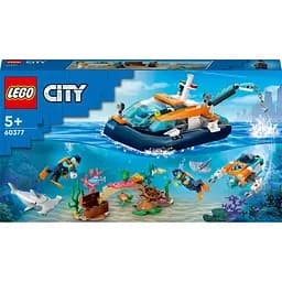Конструктор LEGO City Исследовательская подлодка, 182 детали (60377)