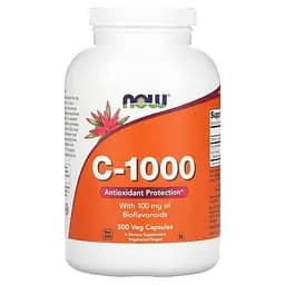 Витамины и минералы Now Vitamin C-1000 with Bioflavonoids, 500 вегакапсул