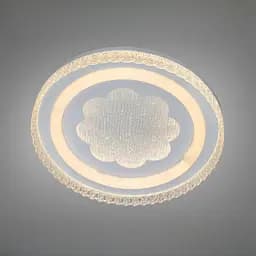 Стельова LED-люстра Diasha WG5156/C WH 85W, кругла, 3 кольори світла, Ø48 см, настінний вимикач