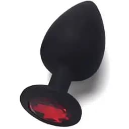 Силіконова пробка анальна з кристалом S