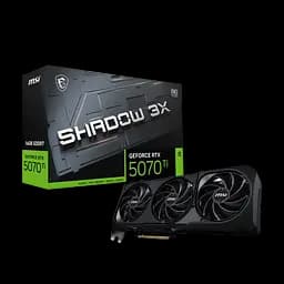 Видеокарта GeForce RTX 5070 Ti 16GB MSI Shadow 3X OC (RTX 5070 Ti 16G SHADOW 3X OC)