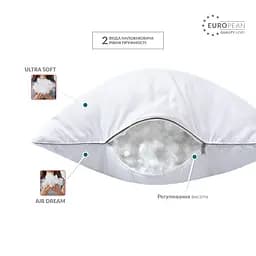 Подушка Ideia Classica Soft 2D, 70х50 см, білий (8-31758) - мініатюра 4