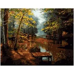 Картина по номерам "Берег реки" VA-0287 STRATEG (4823113821043)