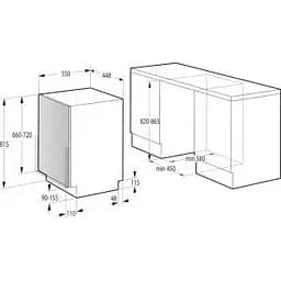 Посудомийна машина Gorenje GV520E11 - мініатюра 5