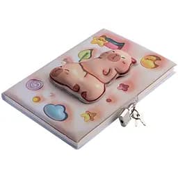 Блокнот ZiBi Capybara Kids Line 3D із замком 145х210 мм клітинка 80 аркушів (ZB.700007) - мініатюра 2