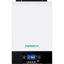 Сонячний інвертор Marsriva MR-SPF6000K 6 кВт, однофазний, MPPT, чиста синусоїда, макс. струм заряду - 27A/120A, RS232 білий