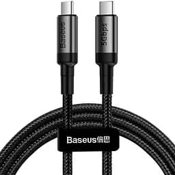 Кабель Baseus Cafule Cable Type-C to Type-C PD2.0 60W 20V 3A 1m CATKLF-GG1 Black-Grey