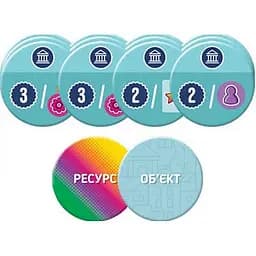 Карткова гра Games 7 Days Карткове місто PCT01UA 160 двобічних карток ресурсів - мініатюра 4