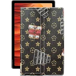 Чохол StatusCASE з екошкіри для планшету Samsung Galaxy Tab A7 10.4 2020 (T500) Луі-Вітон-коричневий